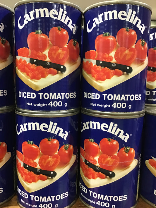 Carmelina diced tomatoes