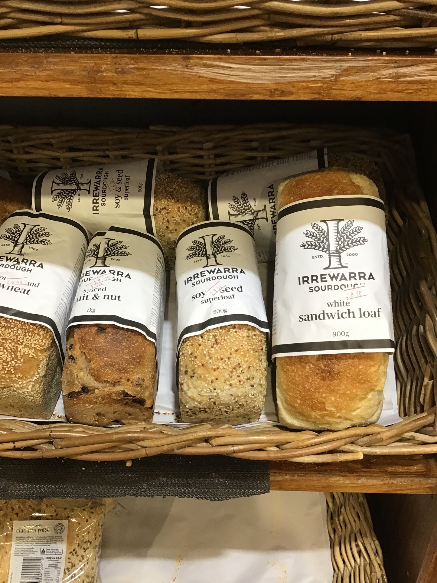 Irrewarra SANDWICH LOAF SOURDOUGH 900g