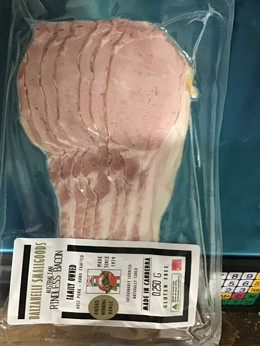 Balzanelli rindless bacon