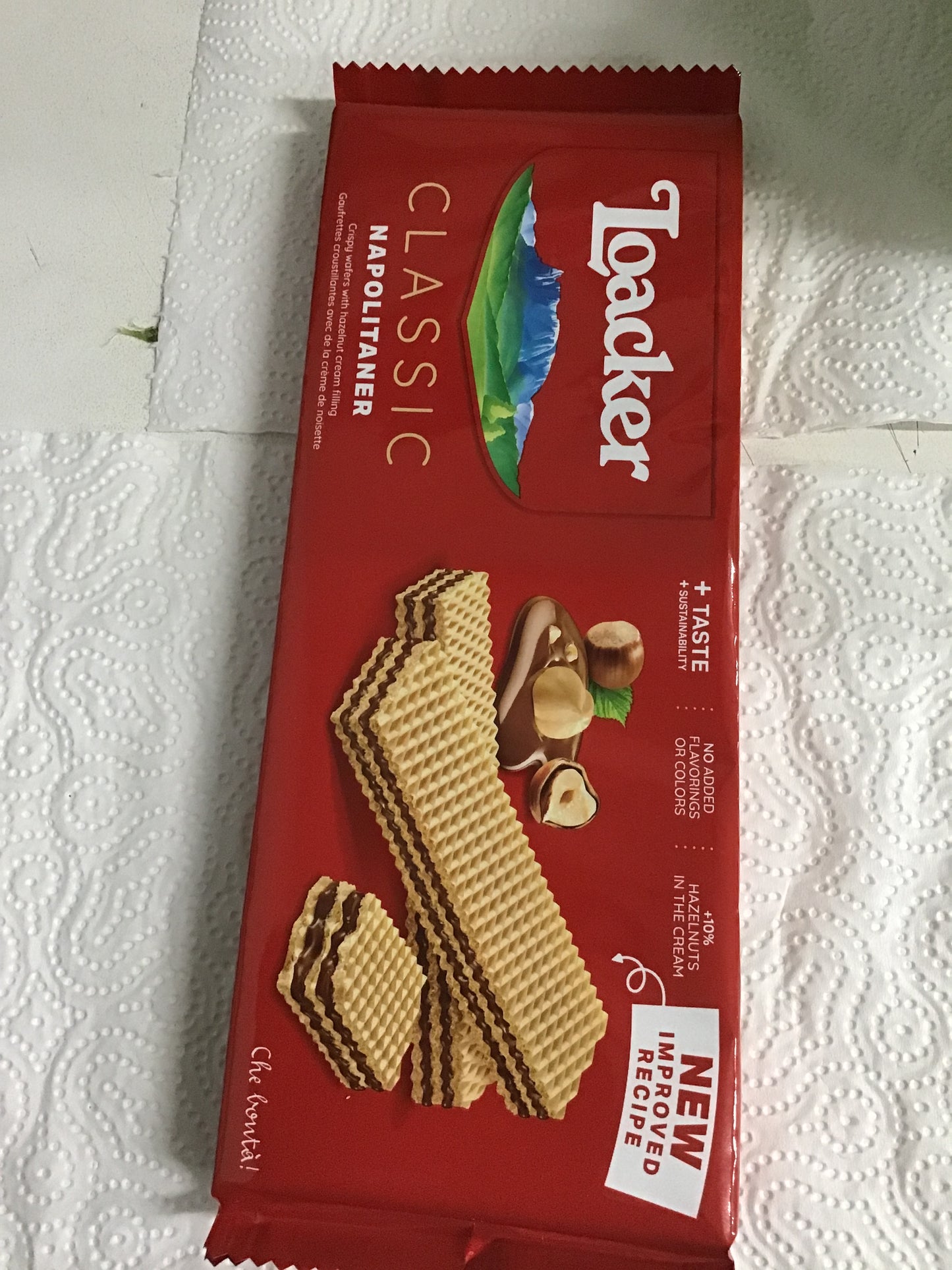 Loacker Hazelnut wafer