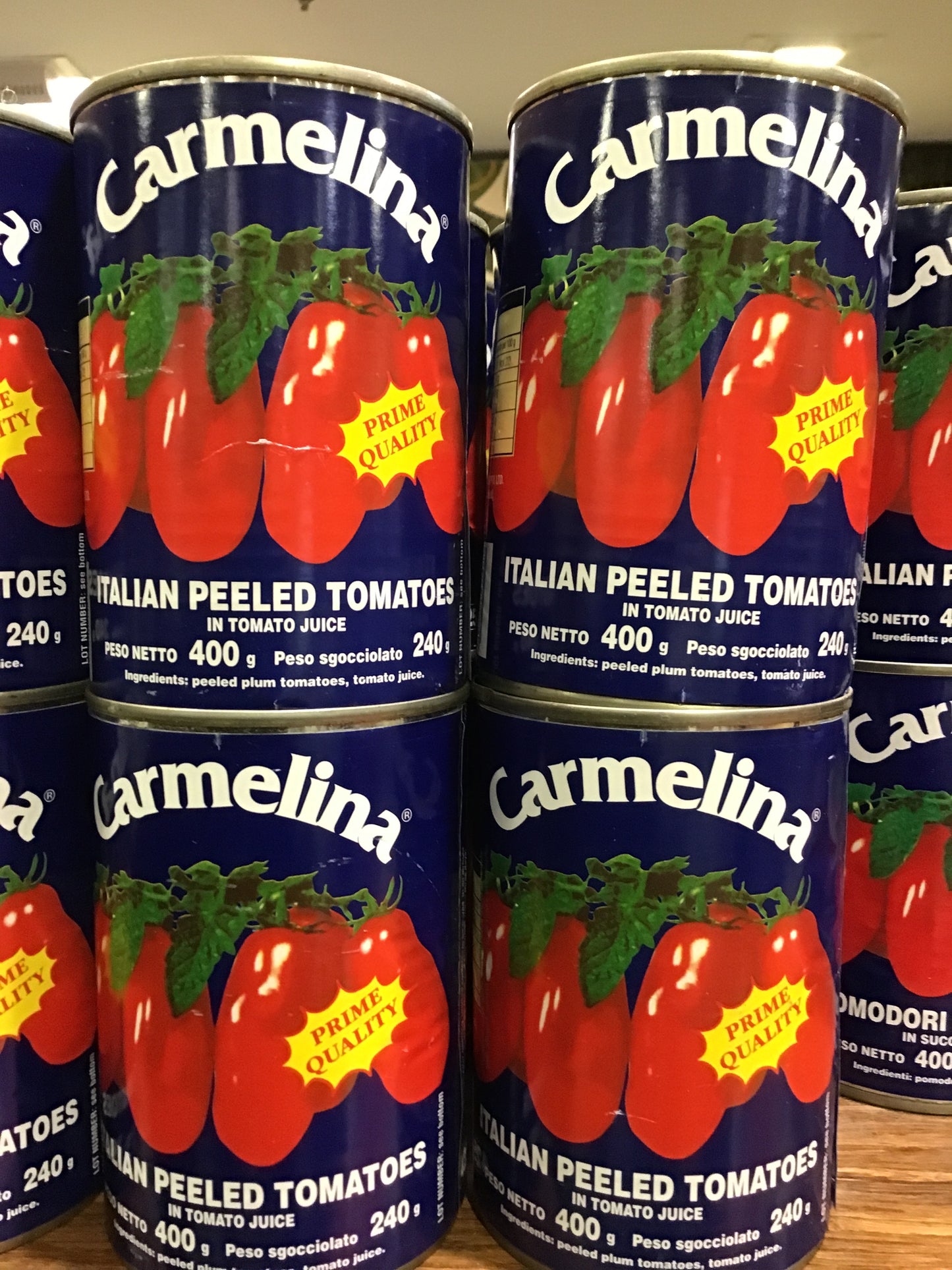 Carmelita Peeled tomatoes
