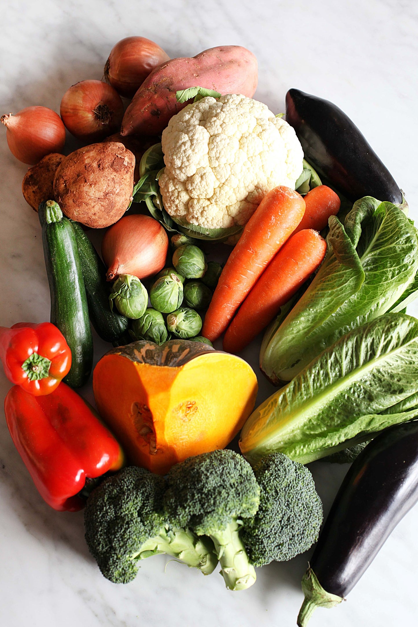 Veg ONLY - with a variety of  potatoes, carrots, pumpkin