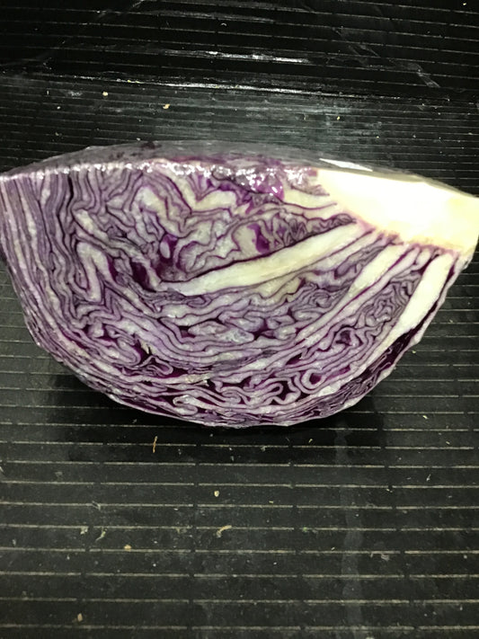 Half red cabbage