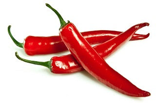 LONG HOT RED CHILLIES